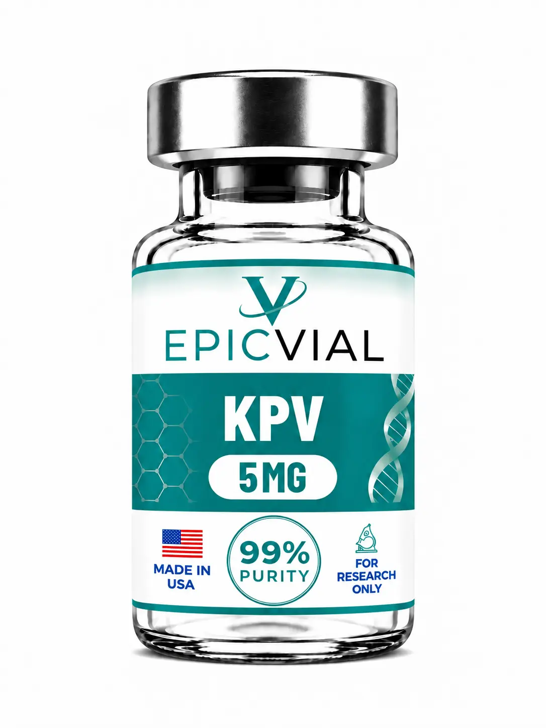 EpicVial KPV 5 mg research peptide vial