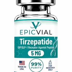 EpicVial Tirzepatide 5 mg research peptide vial
